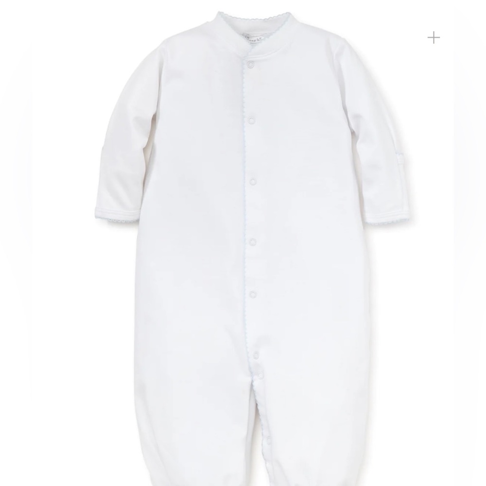 NWT Kissy BLUE TRIM Basic Converter Gown Preemie - Picture 4 of 4